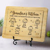 Happiness Is Homemade - Family Personalized Custom Engraved Wooden Cutting Board - Mother's Day, Gift For Mom, Grandma