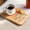 Sweet Treats And Sweeter Memories - Family Personalized Custom Engraved Wooden Tea & Snack Board - Mother's Day, Gift For Mom, Grandma