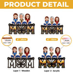 Mom, The Butterfly Of Our Hearts - Family Personalized Window Hanging Suncatcher Ornament - Mother's Day, Gift For Mom, Grandma, Daughter