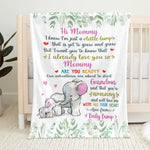 Already Loving You, Mommy - Family Personalized Custom Blanket - Mother's Day, Baby Shower Gift, Gift For Mom, Grandma, New Moms