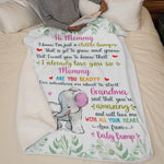Already Loving You, Mommy - Family Personalized Custom Blanket - Mother's Day, Baby Shower Gift, Gift For Mom, Grandma, New Moms