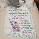 Can’t Wait To Grow With You - Family Personalized Custom Blanket - Mother's Day, Baby Shower Gift, Gift For New Moms, Grandma