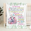Can’t Wait To Grow With You - Family Personalized Custom Blanket - Mother's Day, Baby Shower Gift, Gift For First Mom