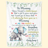 Mom, I Can’t Wait To Meet You - Family Personalized Custom Blanket - Mother's Day, Baby Shower Gift, Gift For First Mom