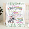 Mom, I Can’t Wait To Meet You - Family Personalized Custom Blanket - Mother's Day, Baby Shower Gift, Gift For First Mom