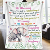 Mom, I Can’t Wait To Meet You - Family Personalized Custom Blanket - Mother's Day, Baby Shower Gift, Gift For First Mom