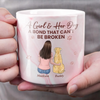 A Girl And Her Dog, Forever Together - Dog Personalized Custom Marble Mug - Gift For Pet Owners, Pet Lovers
