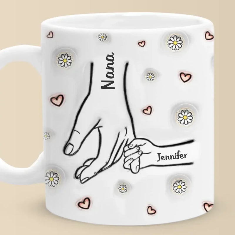 Mom, You Make Us Whole - Family Personalized Custom 3D Inflated Effect Printed Mug - Mother's Day, Gift For Mom, Grandma