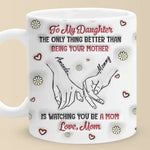 Your Love Is My Guide - Family Personalized Custom 3D Inflated Effect Printed Mug - Mother's Day, Gift For Daughter, New Moms