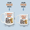 Admit It, We’re The Main Characters - Dog Personalized Custom Mug - Gift For Pet Owners, Pet Lovers