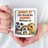 Admit It, We’re The Main Characters - Dog Personalized Custom Mug - Gift For Pet Owners, Pet Lovers