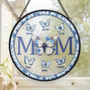 Your Love Soars Like A Butterfly - Family Personalized Custom Stained Glass Window Hanging Suncatcher - Mother's Day, Gift For Mom, Grandma