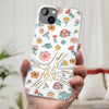 Holding Love Always - Family Personalized Custom 3D Inflated Effect Printed Clear Phone Case - Gift For Mom, Grandma