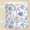 Love Held Between Our Hands - Family Personalized Custom Mug - Mother's Day, Gift For Mom, Grandma