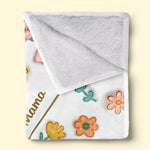 Fingers Tied With Love - Family Personalized Custom 3D Inflated Effect Printed Blanket - Mother's Day, Gift For Family