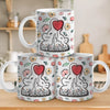 Built With Love, Held By Heart - Family Personalized Custom 3D Inflated Effect Printed Mug - Mother's Day, Gift For Mom, Grandma