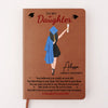 You Believed You Could, So You Did - Family Personalized Custom Leather Journal - Graduation Gift For Family Members, Siblings, Brothers, Sisters