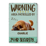 Nap First, Bark Later - Dog Personalized Custom Home Decor Metal Sign - House Warming Gift For Pet Owners, Pet Lovers
