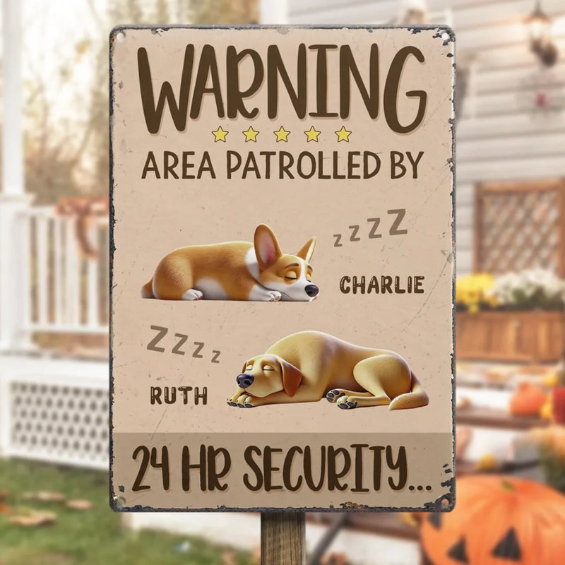Nap First, Bark Later - Dog Personalized Custom Home Decor Metal Sign - House Warming Gift For Pet Owners, Pet Lovers