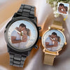 Custom Photo Love In Every Moment - Couple Personalized Custom Unisex Watch - Gift For Gift For Husband Wife, Anniversary