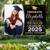 Custom Photo Graduation Glow On Point - Family Personalized Custom Yard Sign - Graduation Gift For Family Members, Siblings, Brothers, Sisters
