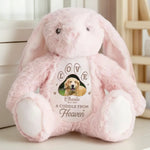 Custom Photo Forever My Cuddle Buddy - Memorial Personalized Custom Easter Bunny Plush - Sympathy Gift For Pet Owners, Pet Lovers