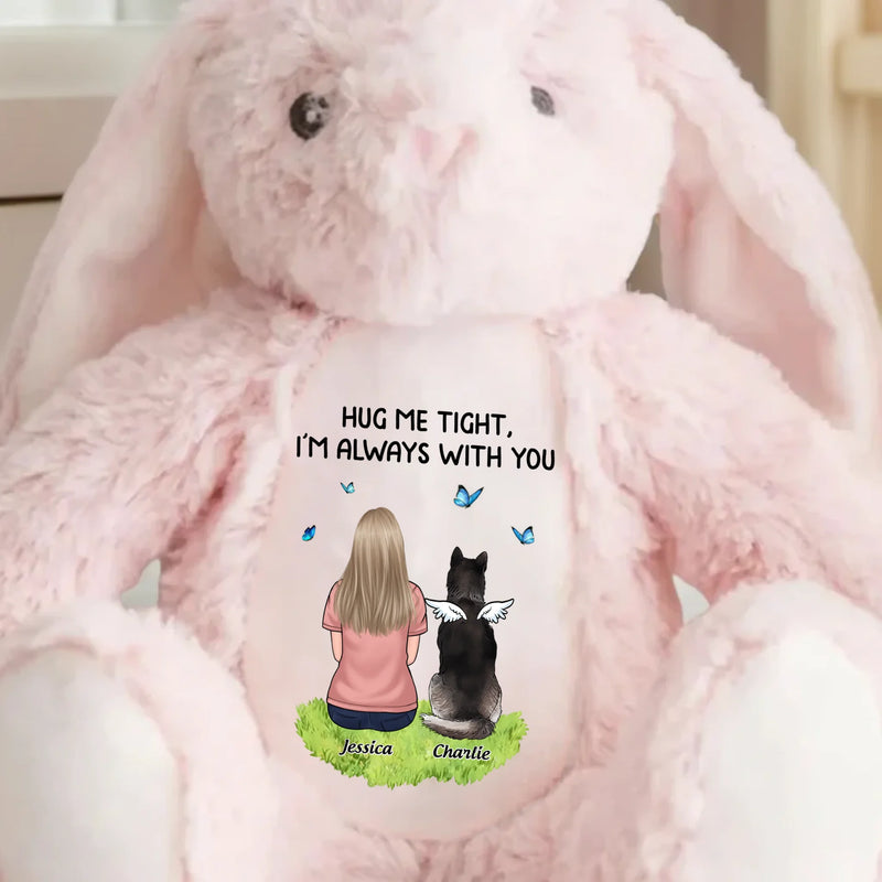 From Heaven With Endless Love - Memorial Personalized Custom Easter Bunny Plush - Sympathy Gift For Pet Owners, Pet Lovers