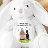 From Heaven With Endless Love - Memorial Personalized Custom Easter Bunny Plush - Sympathy Gift For Pet Owners, Pet Lovers