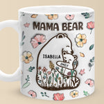 Always Snuggled In Mama Bear’s Love - Family Personalized Custom 3D Inflated Effect Printed Mug - Mother's Day, Gift For Mom, Grandma