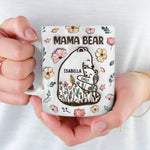 Always Snuggled In Mama Bear’s Love - Family Personalized Custom 3D Inflated Effect Printed Mug - Mother's Day, Gift For Mom, Grandma