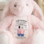Proud Of Who You’ve Become - Family Personalized Custom Easter Bunny Plush - Mother's Day, Gift For Mom, New Moms, Daughter