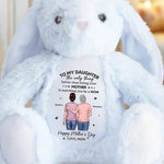 Proud Of Who You’ve Become - Family Personalized Custom Easter Bunny Plush - Mother's Day, Gift For Mom, New Moms, Daughter