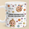 Mom, Our Love Is Endless - Family Personalized Custom 3D Inflated Effect Printed Mug - Mother's Day, Gift For Mom, Grandma