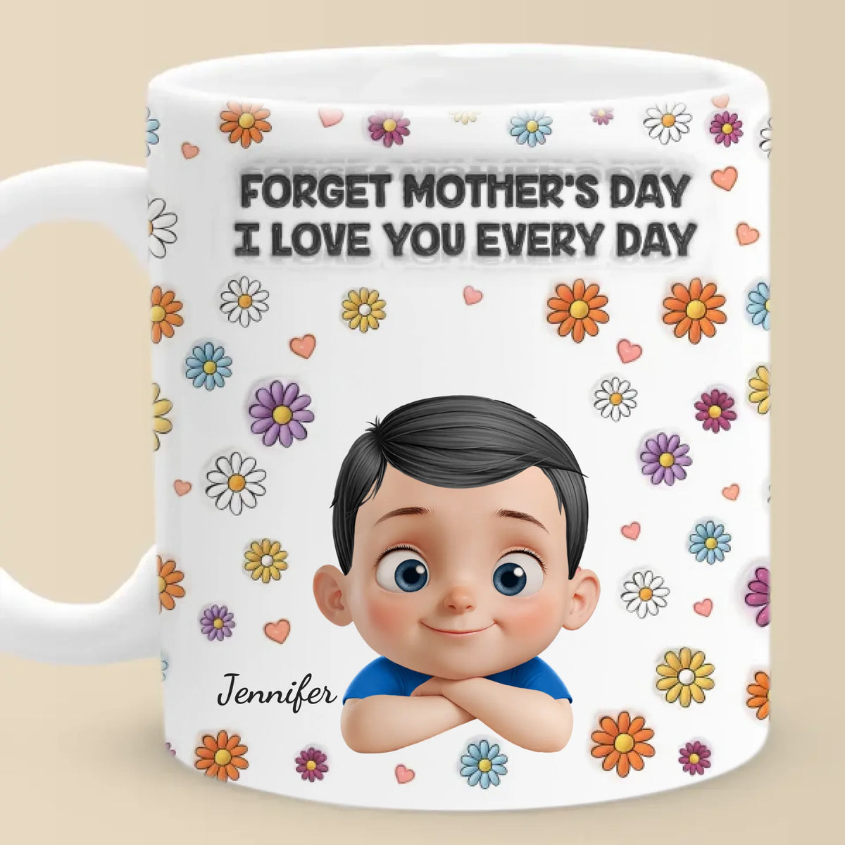 Coffee Mug Love You The Most - Personalized Custom Personalized Mug