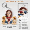 Unstoppable Love, Me And My Dogs - Dog Personalized Custom Shaped Acrylic Keychain - Gift For Pet Owners, Pet Lovers
