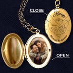 Custom Photo Our Forever Moment - Couple Personalized Custom Locket Necklace - Gift For Couple