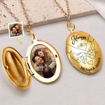 Custom Photo Our Forever Moment - Couple Personalized Custom Locket Necklace - Gift For Couple