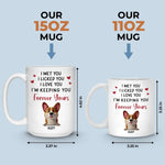 Licked You, Loved You, Always Yours - Dog Personalized Custom Mug - Gift For Pet Owners, Pet Lovers