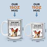 Together Is Our Favorite Place - Dog Personalized Custom 3D Inflated Effect Printed Mug - Mother's Day, Gift For Mom, Dog Lovers