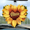 You Make Life Bloom, Mom - Family Personalized Custom Car Ornament - Acrylic Custom Shaped - Mother's Day, Gift For Mom, Grandma