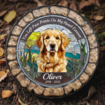 Custom Pet Photo Dog Memorial Gifts - Personalized Stone With Stand
