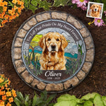Custom Pet Photo Dog Memorial Gifts - Personalized Stone With Stand