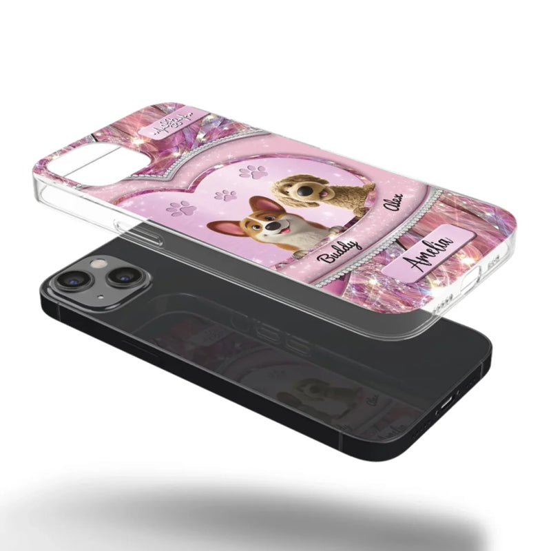 Life Is Better With A Dog - Dog Personalized Custom Clear Phone Case - Gift For Pet Owners, Pet Lovers