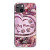 Paw Prints On My Heart - Dog Personalized Custom Clear Phone Case - Gift For Pet Owners, Pet Lovers