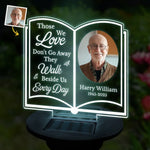 Custom Photo Memorial Garden Decor - Personalized Garden Solar Light