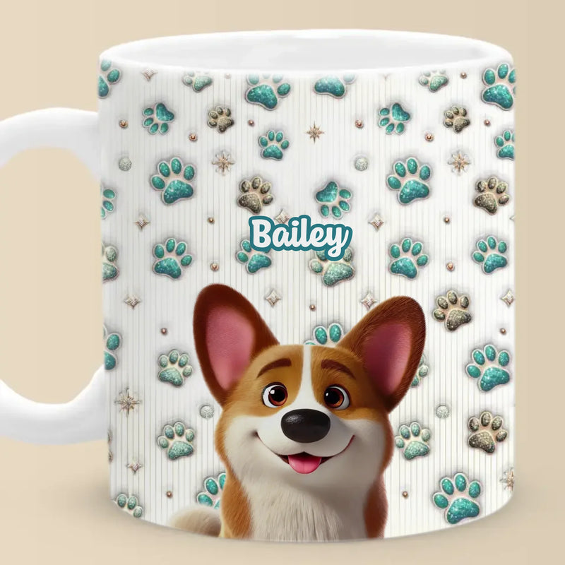 Twice The Fur, Twice The Fun - Dog & Cat Personalized Custom 3D Inflated Effect Printed Mug - Mother's Day, Gift For Pet Owners, Pet Lovers