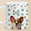Twice The Fur, Twice The Fun - Dog & Cat Personalized Custom 3D Inflated Effect Printed Mug - Mother's Day, Gift For Pet Owners, Pet Lovers