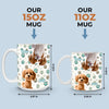 Twice The Fur, Twice The Fun - Dog & Cat Personalized Custom 3D Inflated Effect Printed Mug - Mother's Day, Gift For Pet Owners, Pet Lovers
