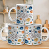 Hand In Hand, Heart To Mom - Family Personalized Custom 3D Inflated Effect Printed Mug - New Arrival, Mother's Day, Gift For Mom, Grandma
