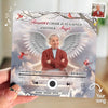 Custom Photo Heaven's Choir Just Gained Another Angel - Memorial Personalized Custom Music Fridge Magnet That Can Play Songs - Sympathy Gift For Family Members